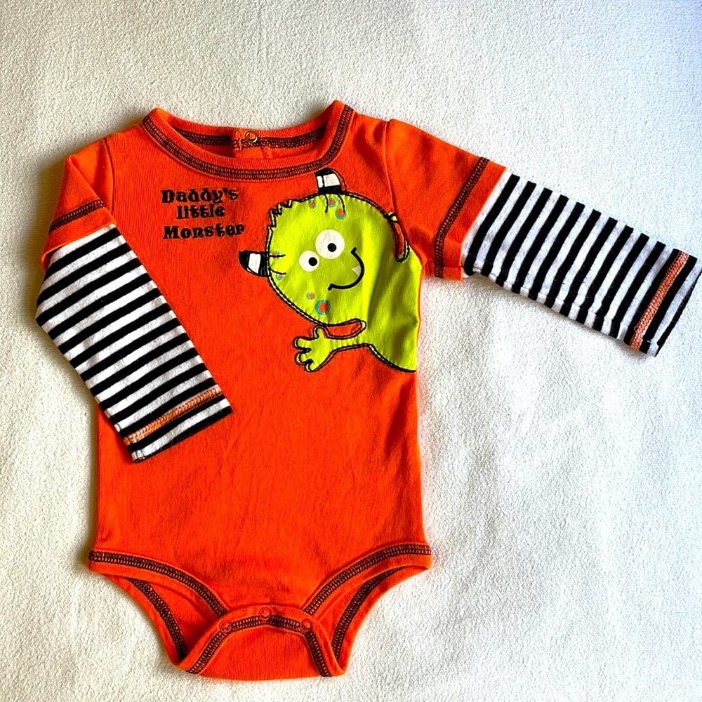 KOALA KIDS Cotton Body suit 1 pc Daddy’s little Monster 6M